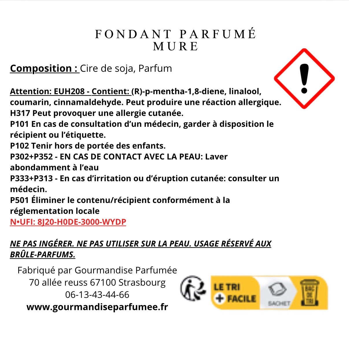 Fondant Mûre