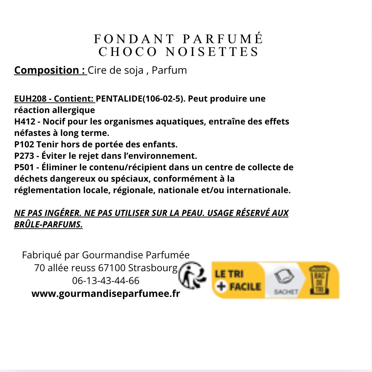 Fondant Choco noisettes