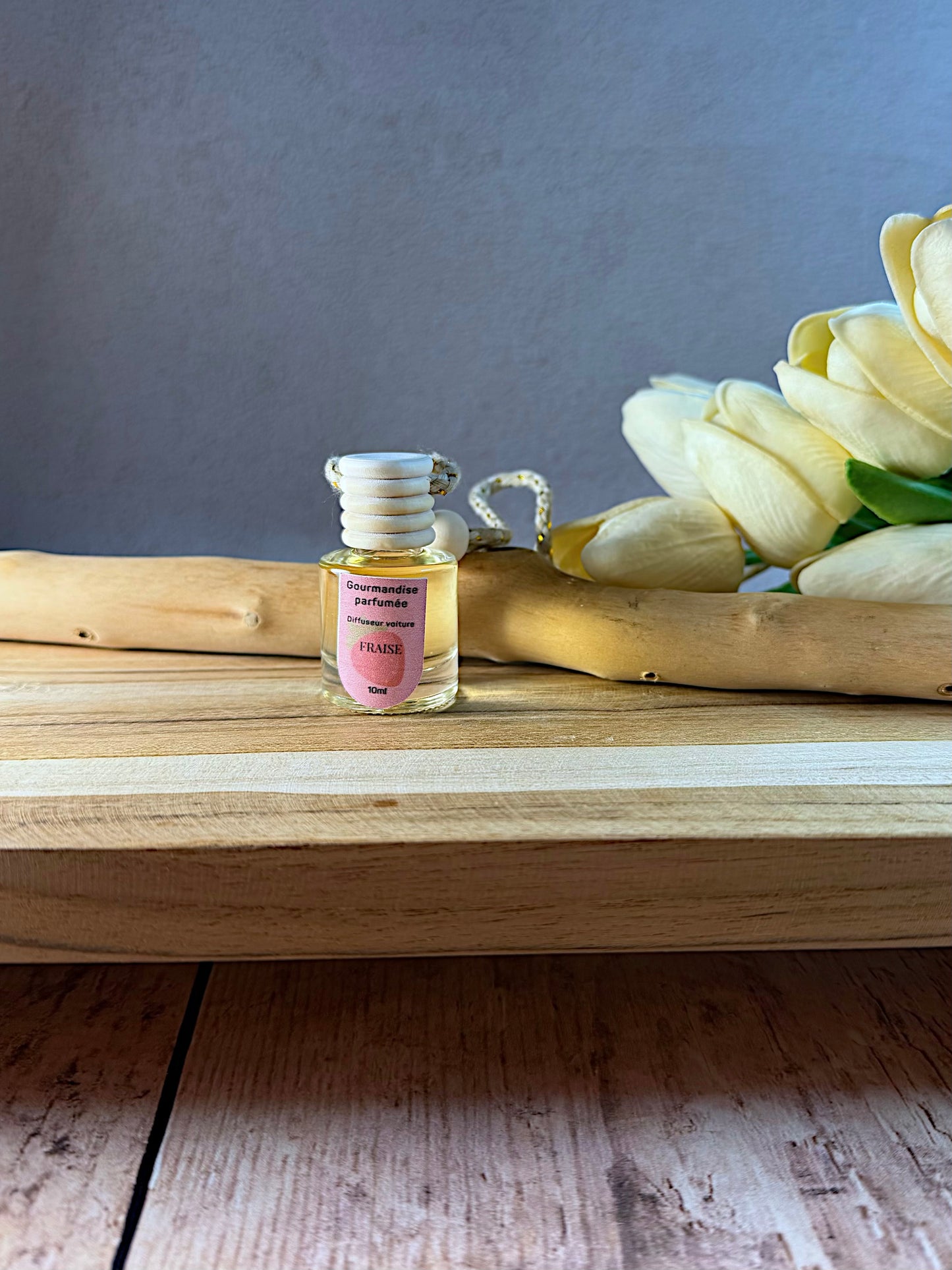 Diffuseur voiture fraise