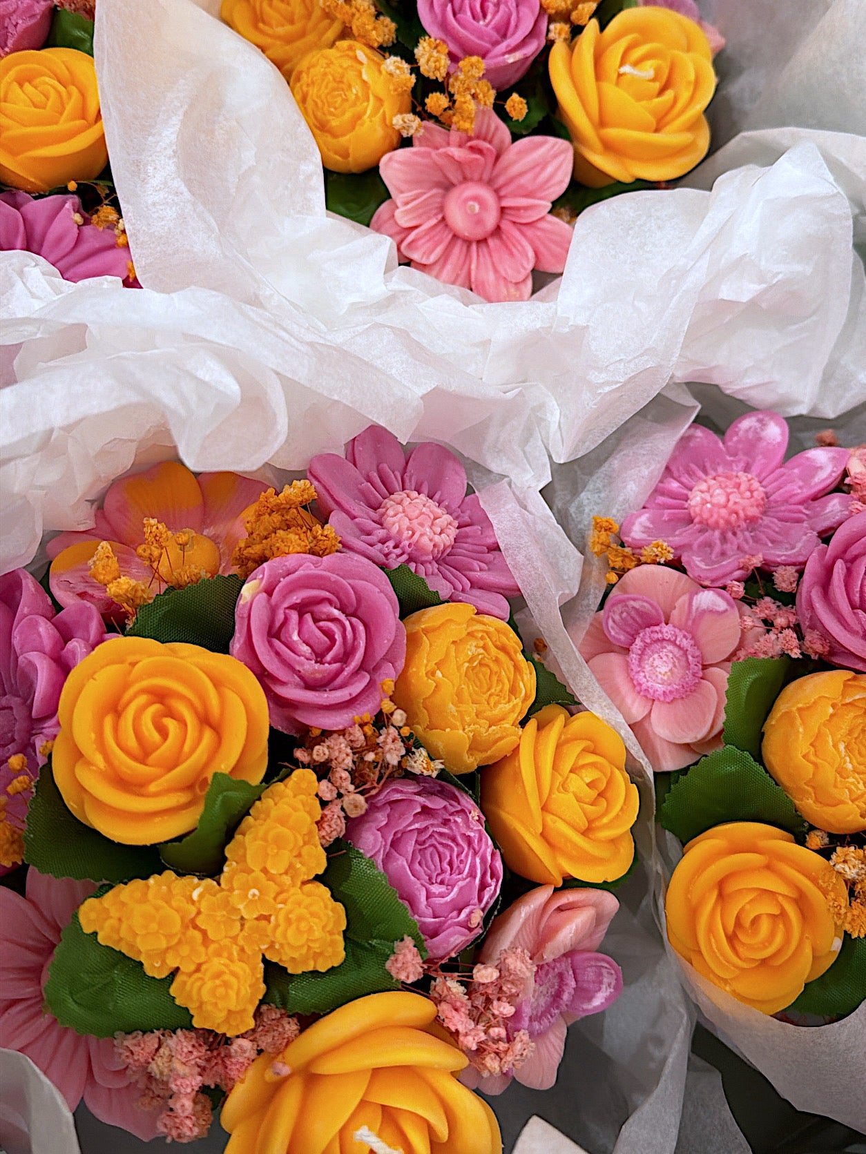 Bouquets parfumés de fondants « Évasion tropical »