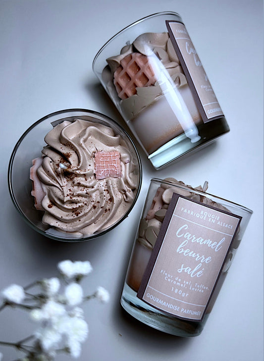 Bougie caramel beurre salé