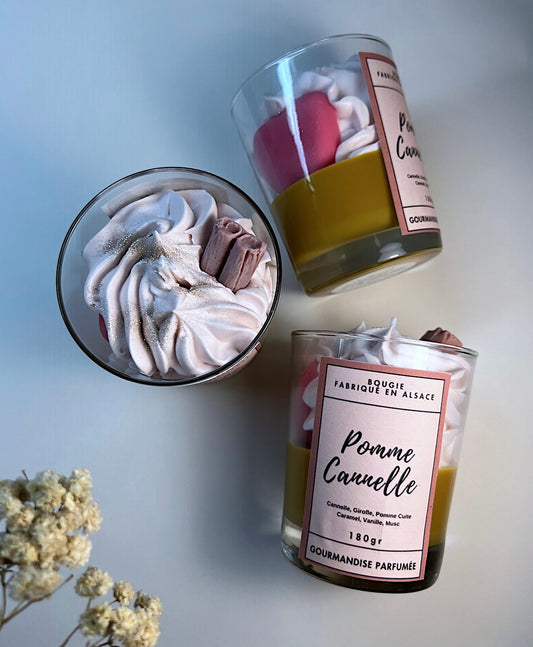Bougie pomme cannelle