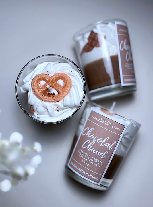 Bougie chocolat chaud