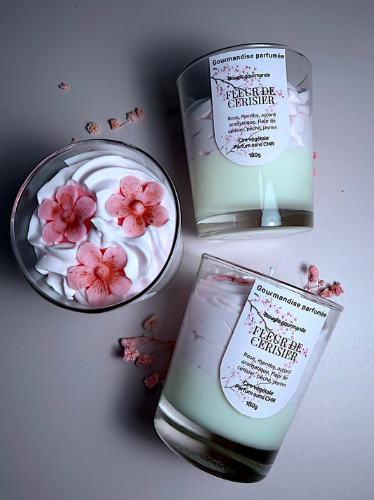 Bougie fleur de cerisier