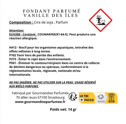 Fondant Vanille des îles