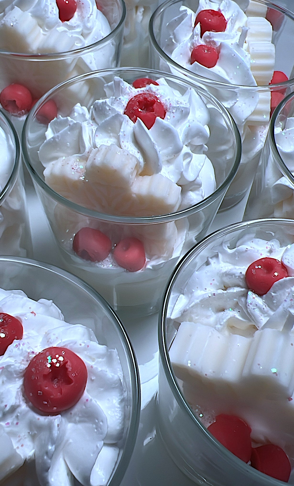 Bougie baies givrées